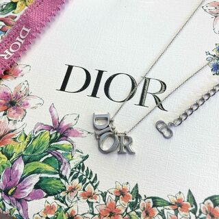 クリスチャンディオール(Christian Dior)の【ディオール】美品✨ネックレス CDロゴ スイング シルバー ヴィンテージ(ネックレス)