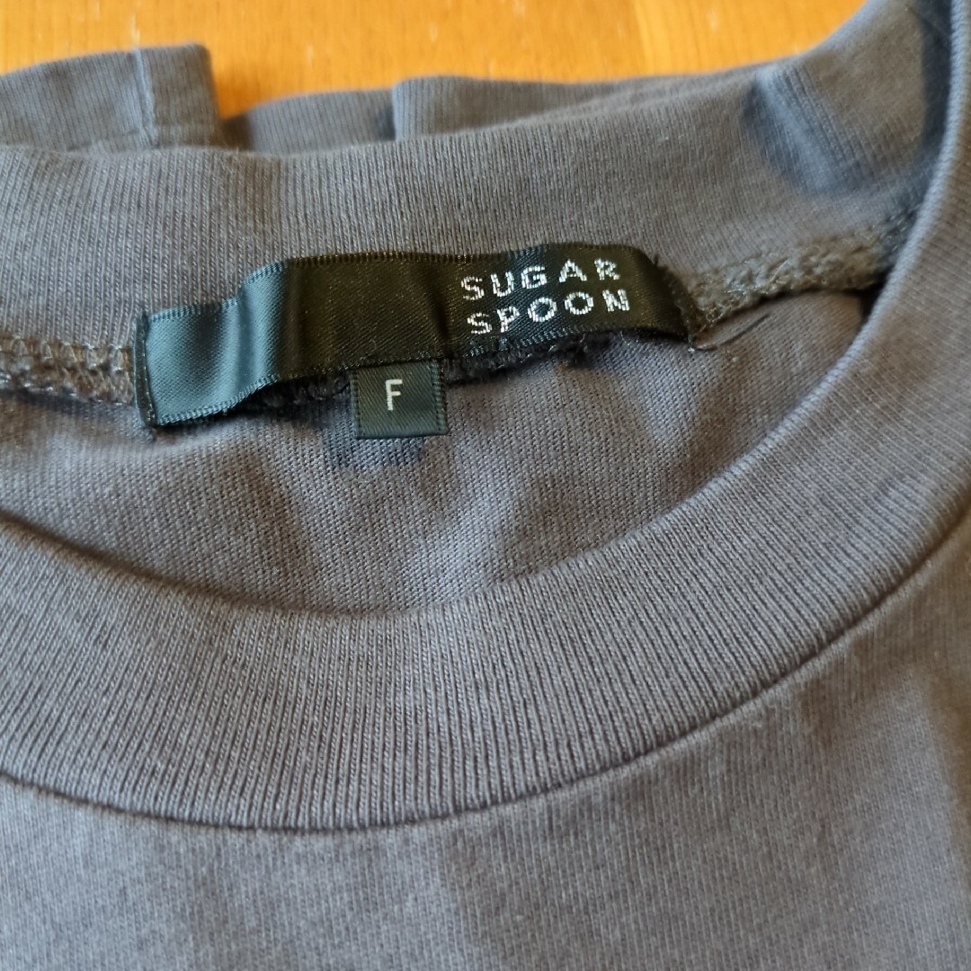 美品　SUGARSPOONフレンチスリーブドルマンカットソー レディースのトップス(カットソー(半袖/袖なし))の商品写真