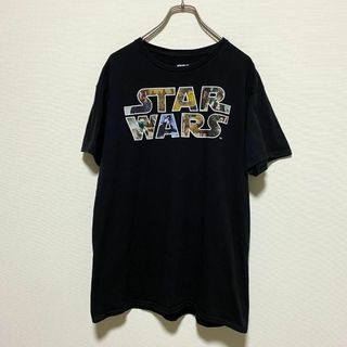 ディズニー(Disney)のアメリカ古着　STAR WARS　スターウォーズ　半袖　Tシャツ　ロゴ　I8(Tシャツ/カットソー(半袖/袖なし))