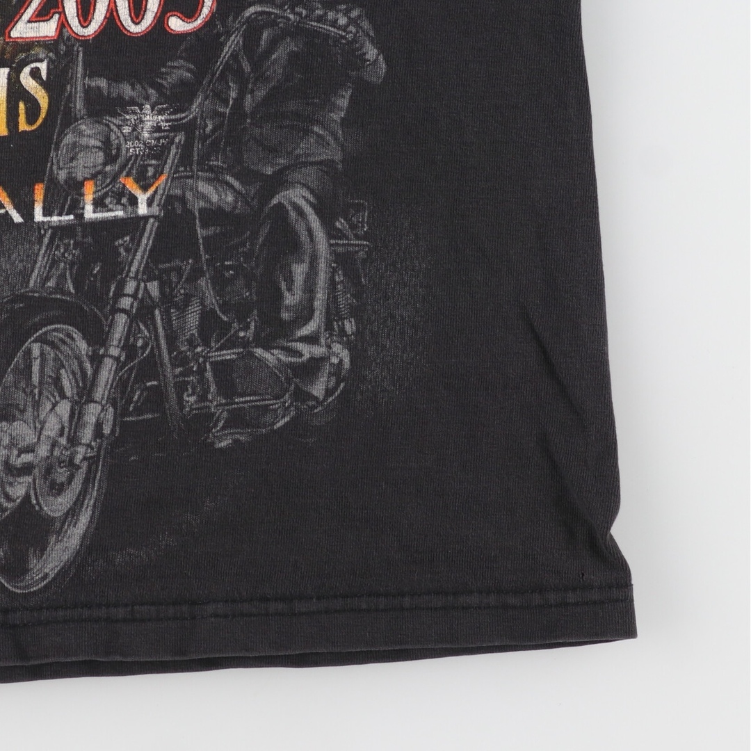 古着 00年代 CHOICE APPAREL STURGIS BLACK HILLS RALLY 2003 モーターサイクル バイクTシャツ メンズL /eaa440199 メンズのトップス(Tシャツ/カットソー(半袖/袖なし))の商品写真