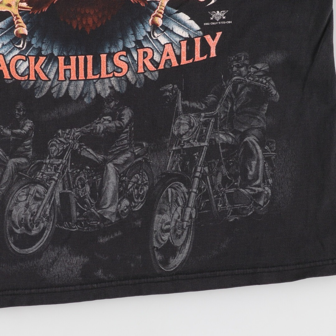 古着 00年代 CHOICE APPAREL STURGIS BLACK HILLS RALLY 2003 モーターサイクル バイクTシャツ メンズL /eaa440199 メンズのトップス(Tシャツ/カットソー(半袖/袖なし))の商品写真