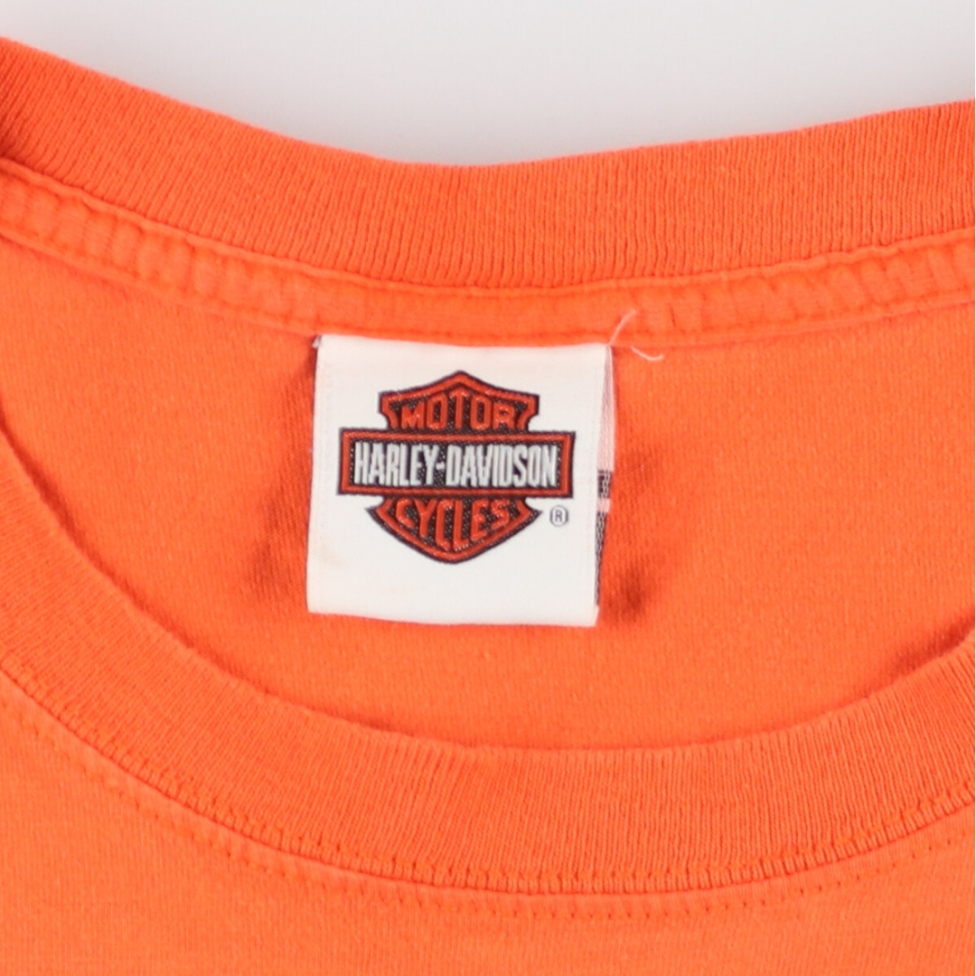 Harley Davidson(ハーレーダビッドソン)の古着 ハーレーダビッドソン Harley-Davidson バックプリント モーターサイクル バイクTシャツ メンズL /eaa440551 メンズのトップス(Tシャツ/カットソー(半袖/袖なし))の商品写真