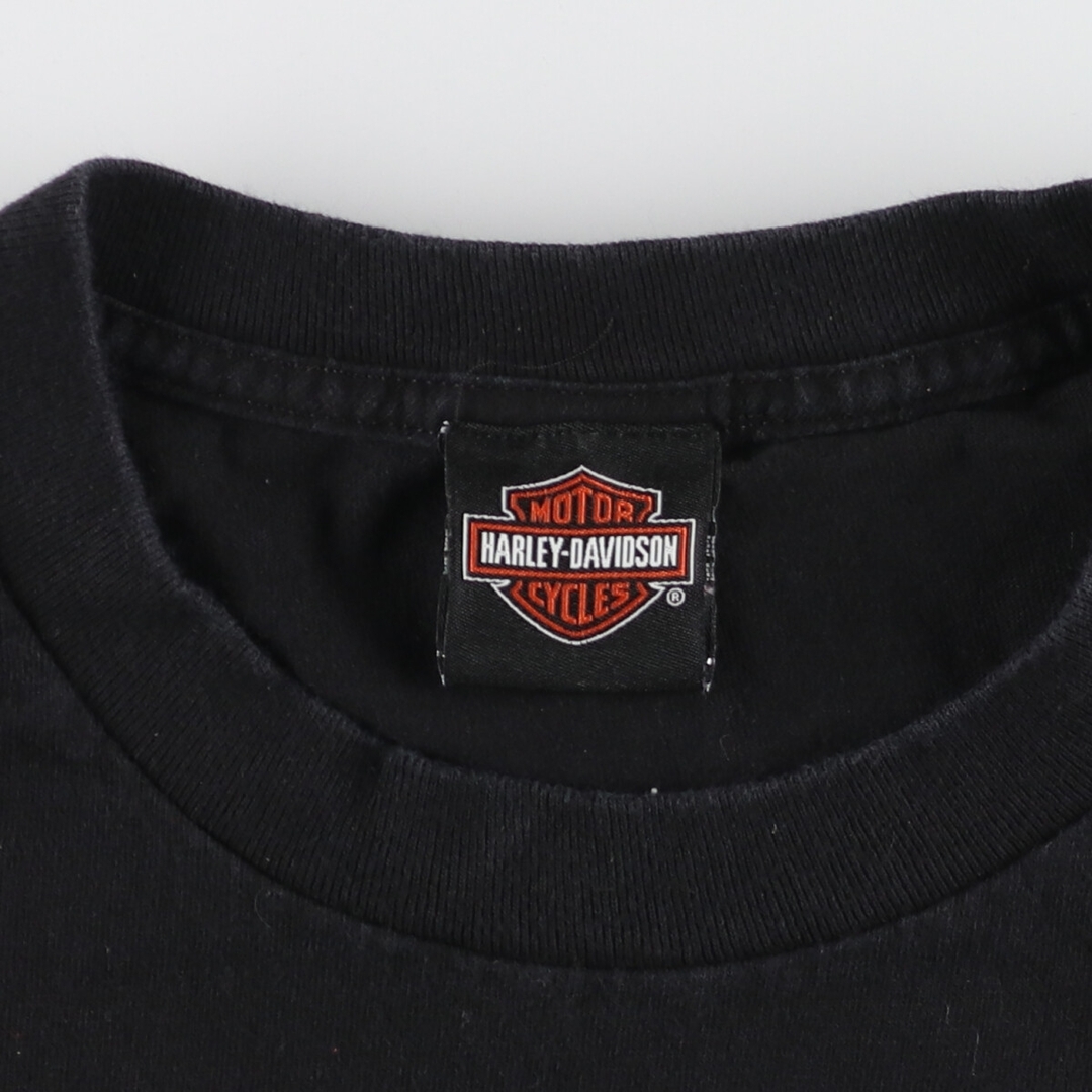 Harley Davidson(ハーレーダビッドソン)の古着 ハーレーダビッドソン Harley-Davidson モーターサイクル バイクTシャツ メンズXL /eaa440552 メンズのトップス(Tシャツ/カットソー(半袖/袖なし))の商品写真