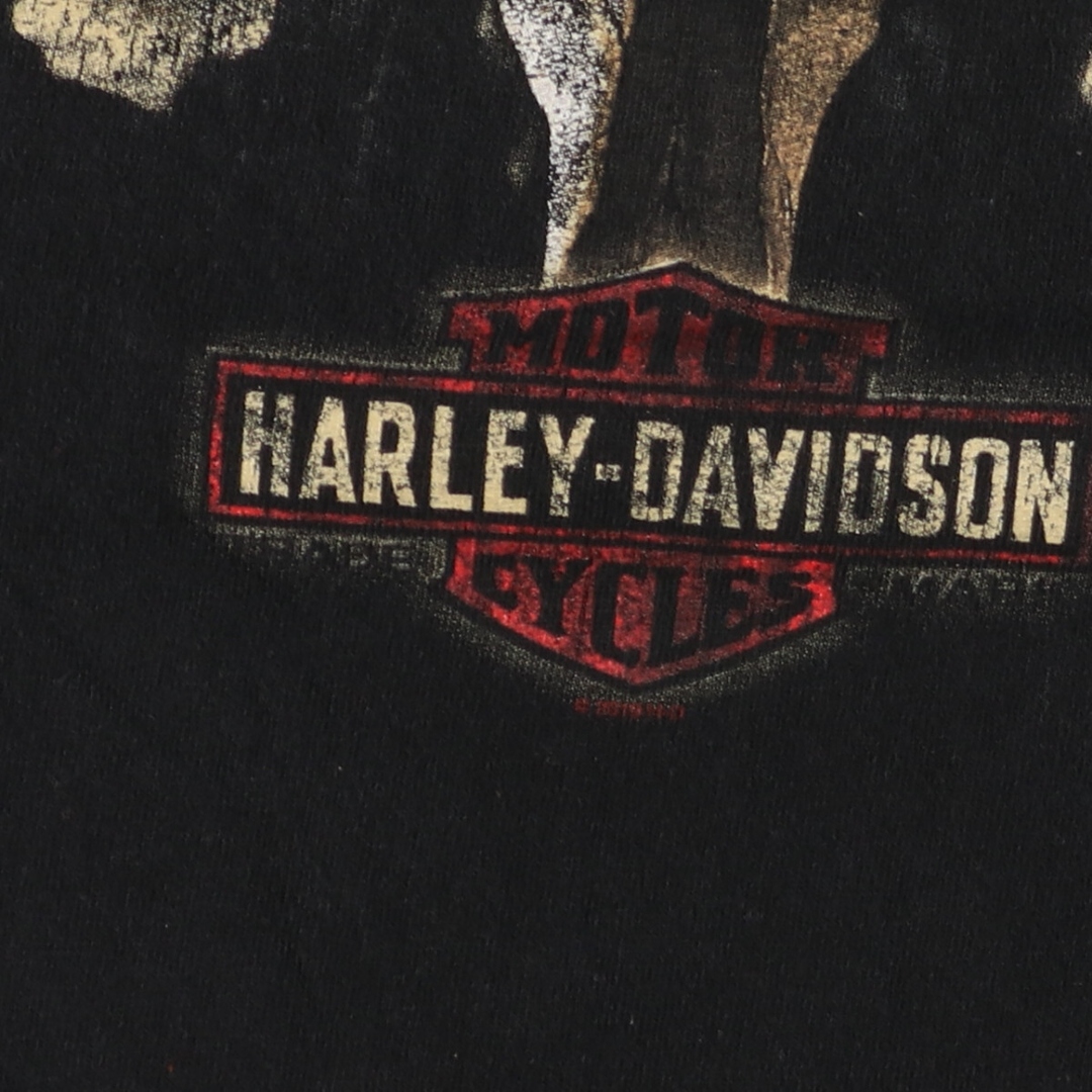 Harley Davidson(ハーレーダビッドソン)の古着 ハーレーダビッドソン Harley-Davidson モーターサイクル バイクTシャツ メンズXL /eaa440552 メンズのトップス(Tシャツ/カットソー(半袖/袖なし))の商品写真