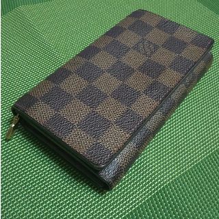 ルイヴィトン(LOUIS VUITTON)のルイヴィトン＊ダミエ＊L字ファスナー二つ折り財布＊ポルトフォイユ(財布)