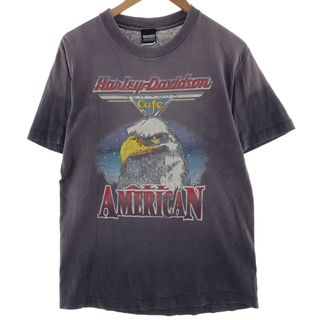 ハーレーダビッドソン(Harley Davidson)の古着 90年代 ハーレーダビッドソン Harley-Davidson モーターサイクル バイクTシャツ USA製 メンズM ヴィンテージ /eaa382758(Tシャツ/カットソー(半袖/袖なし))