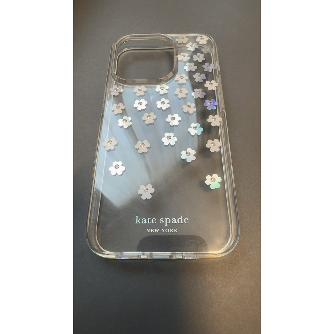 kate spade new york(ケイトスペードニューヨーク)のケイトスペード　iPhone14 Pro スマホケース　フラワー スマホ/家電/カメラのスマホアクセサリー(iPhoneケース)の商品写真