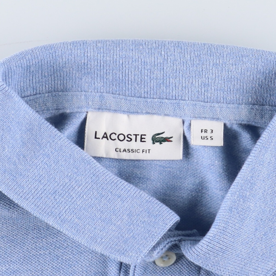 LACOSTE(ラコステ)の古着 ラコステ LACOSTE 半袖 ポロシャツ 3 メンズS /eaa431504 メンズのトップス(ポロシャツ)の商品写真
