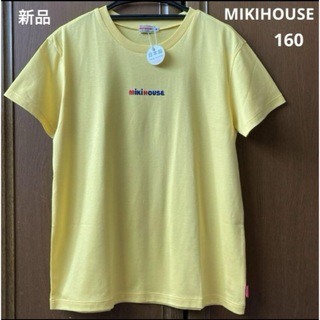ミキハウス(mikihouse)の新品！ミキハウス　半袖　シャツ　Tシャツ　ロゴ　黄色　春　夏　ファミリア(Tシャツ/カットソー)