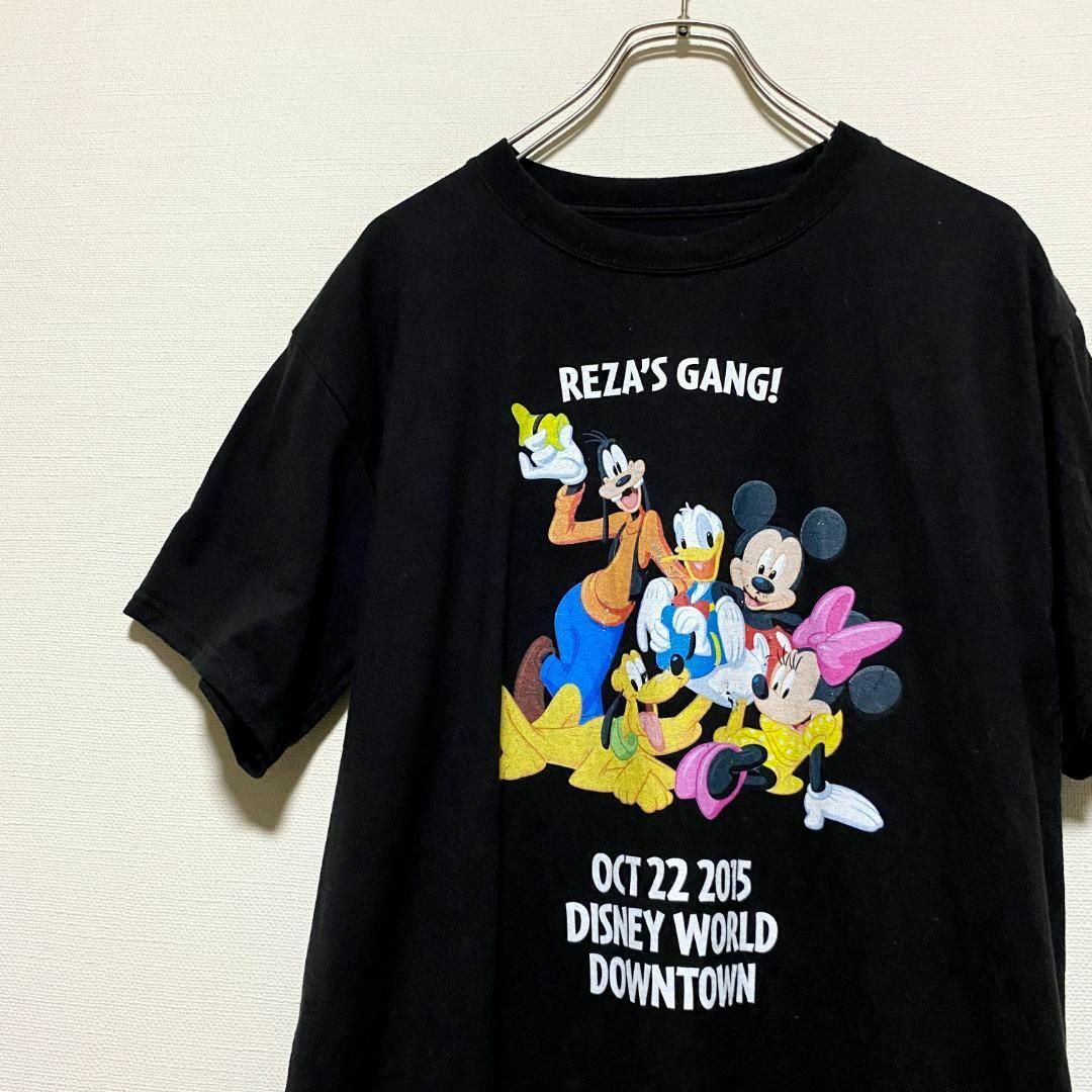 Disney(ディズニー)のアメリカ古着　ディズニーランド　ミッキー　ミニー　半袖　Tシャツ　I20 メンズのトップス(Tシャツ/カットソー(半袖/袖なし))の商品写真