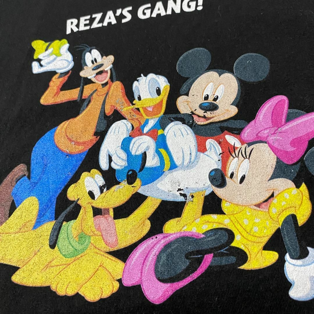 Disney(ディズニー)のアメリカ古着　ディズニーランド　ミッキー　ミニー　半袖　Tシャツ　I20 メンズのトップス(Tシャツ/カットソー(半袖/袖なし))の商品写真