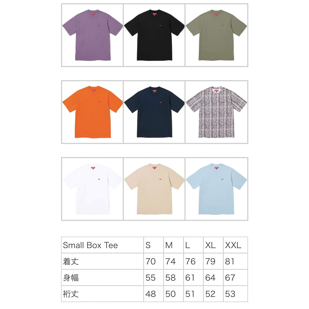 Supreme(シュプリーム)の【新品・未使用】Supreme Small Box Logo Tee / M メンズのトップス(Tシャツ/カットソー(半袖/袖なし))の商品写真