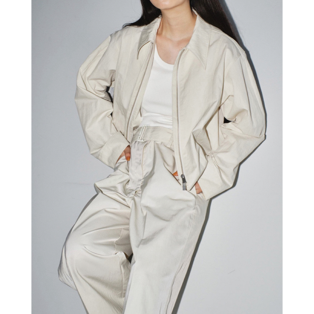 TODAYFUL(トゥデイフル)のTODAYFUL Washer Zip Blouson 38 エクリュ レディースのジャケット/アウター(ブルゾン)の商品写真