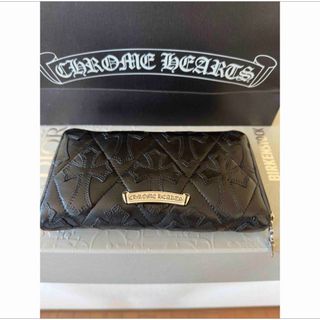 クロムハーツ(Chrome Hearts)の超美品！クロムハーツ キルティングウォレット 財布(長財布)