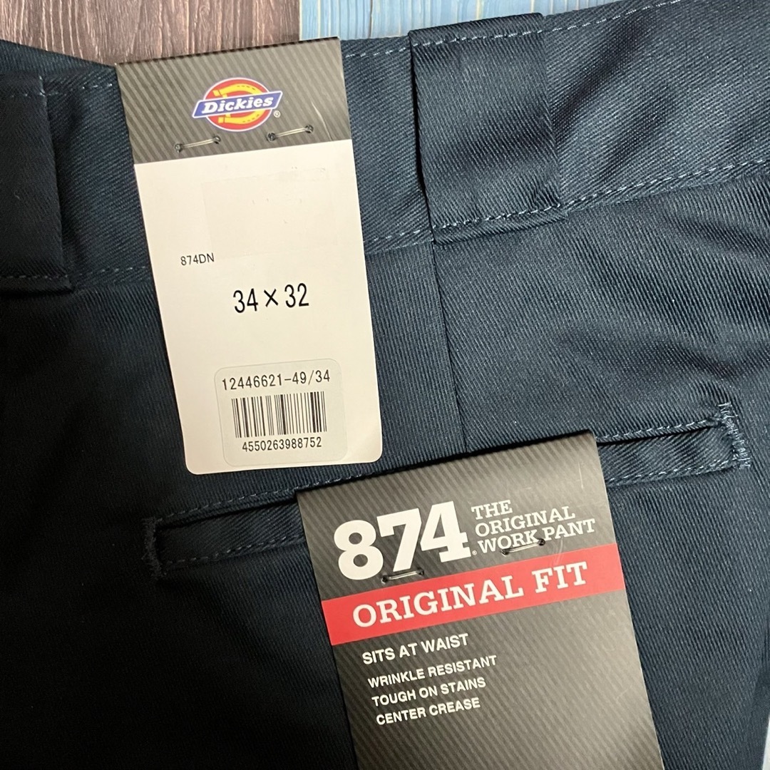 Dickies(ディッキーズ)のディッキーズ　874 オリジナル　フィット　34×32 ダークネイビー メンズのパンツ(ワークパンツ/カーゴパンツ)の商品写真