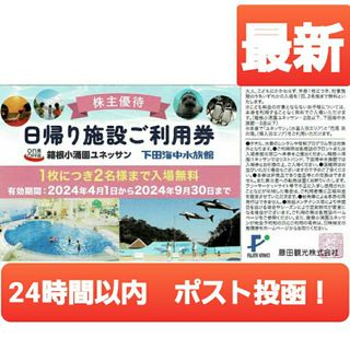 藤田観光　株主優待　箱根小涌園ユネッサン　下田海中水族館　入場無料　c(その他)