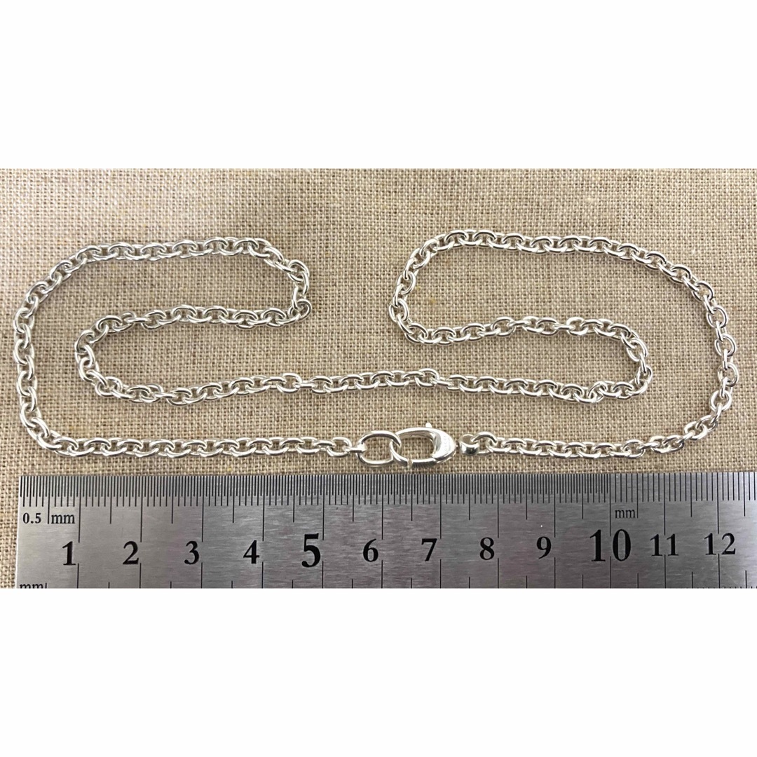 Gucci(グッチ)の正規品 GUCCI/グッチ あずきチェーンネックレス(約50cm)シルバー925 レディースのアクセサリー(ネックレス)の商品写真