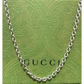 グッチ(Gucci)の正規品 GUCCI/グッチ あずきチェーンネックレス(約50cm)シルバー925(ネックレス)