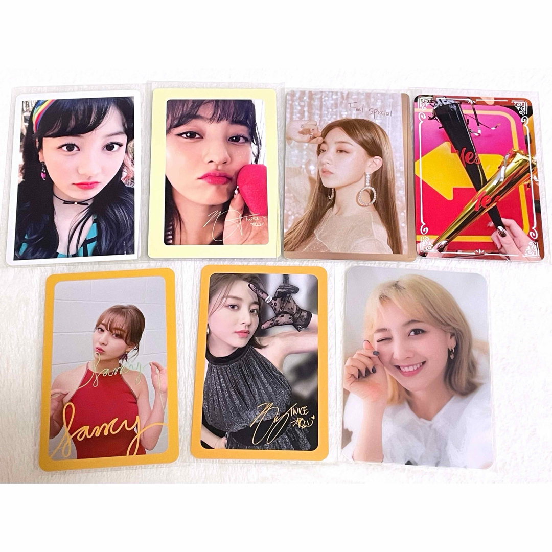 ジヒョ トレカ 7枚セット TWICE フォトカード Between 1&2 エンタメ/ホビーのタレントグッズ(アイドルグッズ)の商品写真