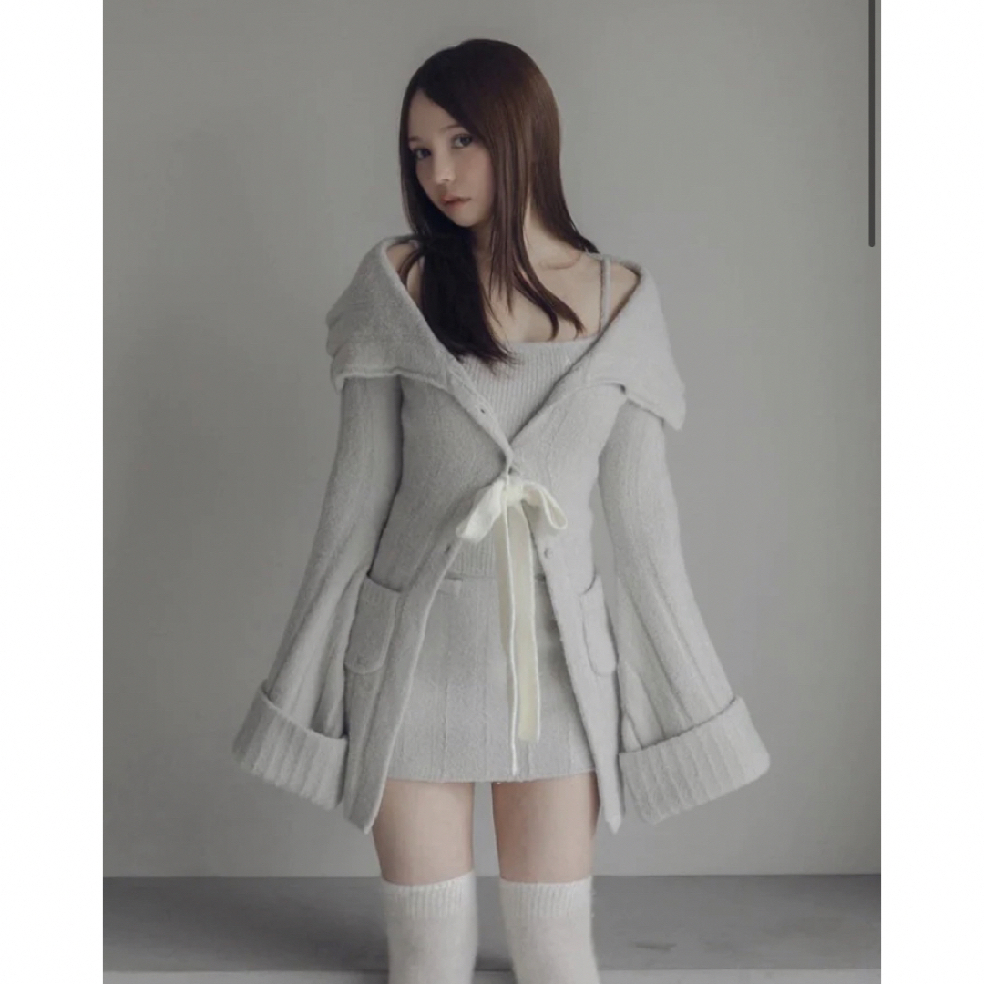 ANDMARY  Ashley ribbon cardigan レディースのトップス(カーディガン)の商品写真