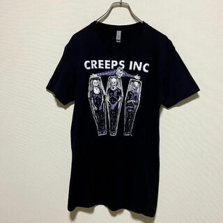 ミュージックティー(MUSIC TEE)のアメリカ古着　CREEPS INC　半袖Tシャツ　バンドTシャツ　バンT　I36(Tシャツ/カットソー(半袖/袖なし))