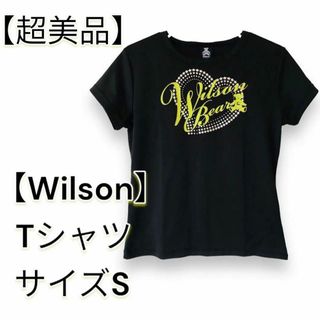 ウィルソン(wilson)の【超美品】★ウィルソン★テニスウェア★Tシャツ★サイズS★ブラック(ウェア)