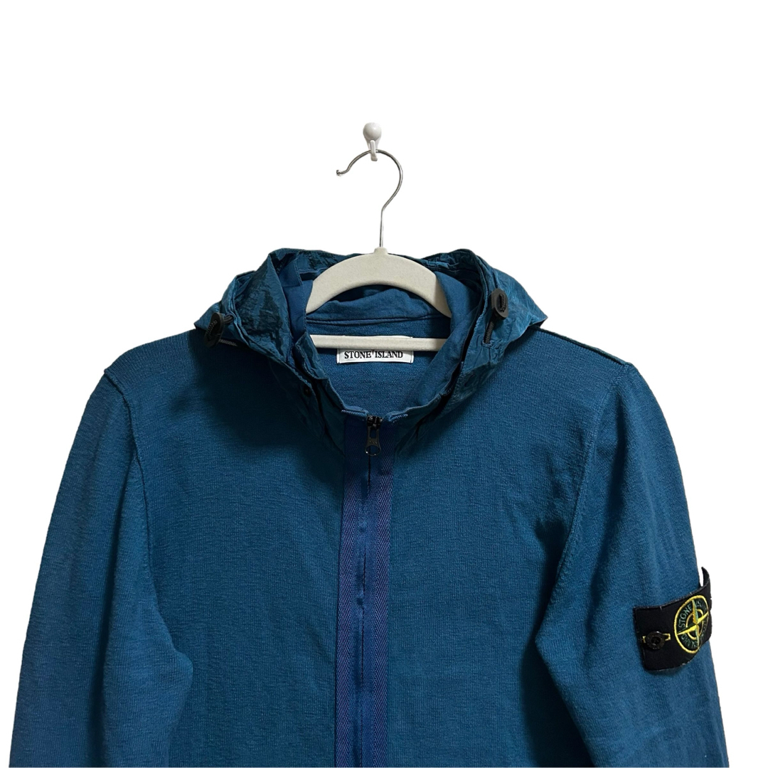 STONE ISLAND(ストーンアイランド)のSTONE ISLAND NYRON METAL HOODED SWEATER メンズのトップス(ニット/セーター)の商品写真