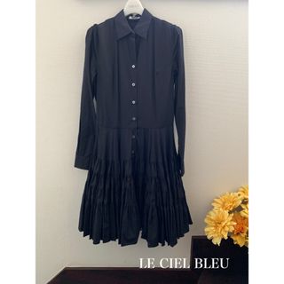 LE CIEL BLEU - レイヤードにも使える★LE CIEL BLEU(ルシェルブルー)★ワンピース★黒