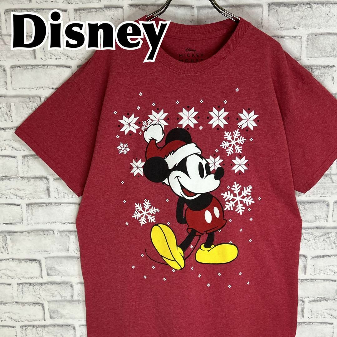 Disney(ディズニー)のDisney ディズニー ミッキーマウス ノルディック柄 Tシャツ 半袖 輸入品 メンズのトップス(Tシャツ/カットソー(半袖/袖なし))の商品写真