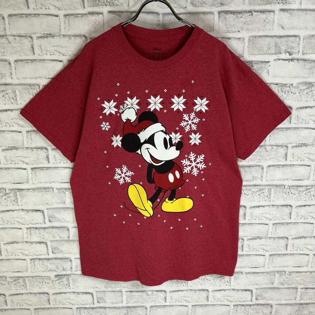 Disney(ディズニー)のDisney ディズニー ミッキーマウス ノルディック柄 Tシャツ 半袖 輸入品 メンズのトップス(Tシャツ/カットソー(半袖/袖なし))の商品写真