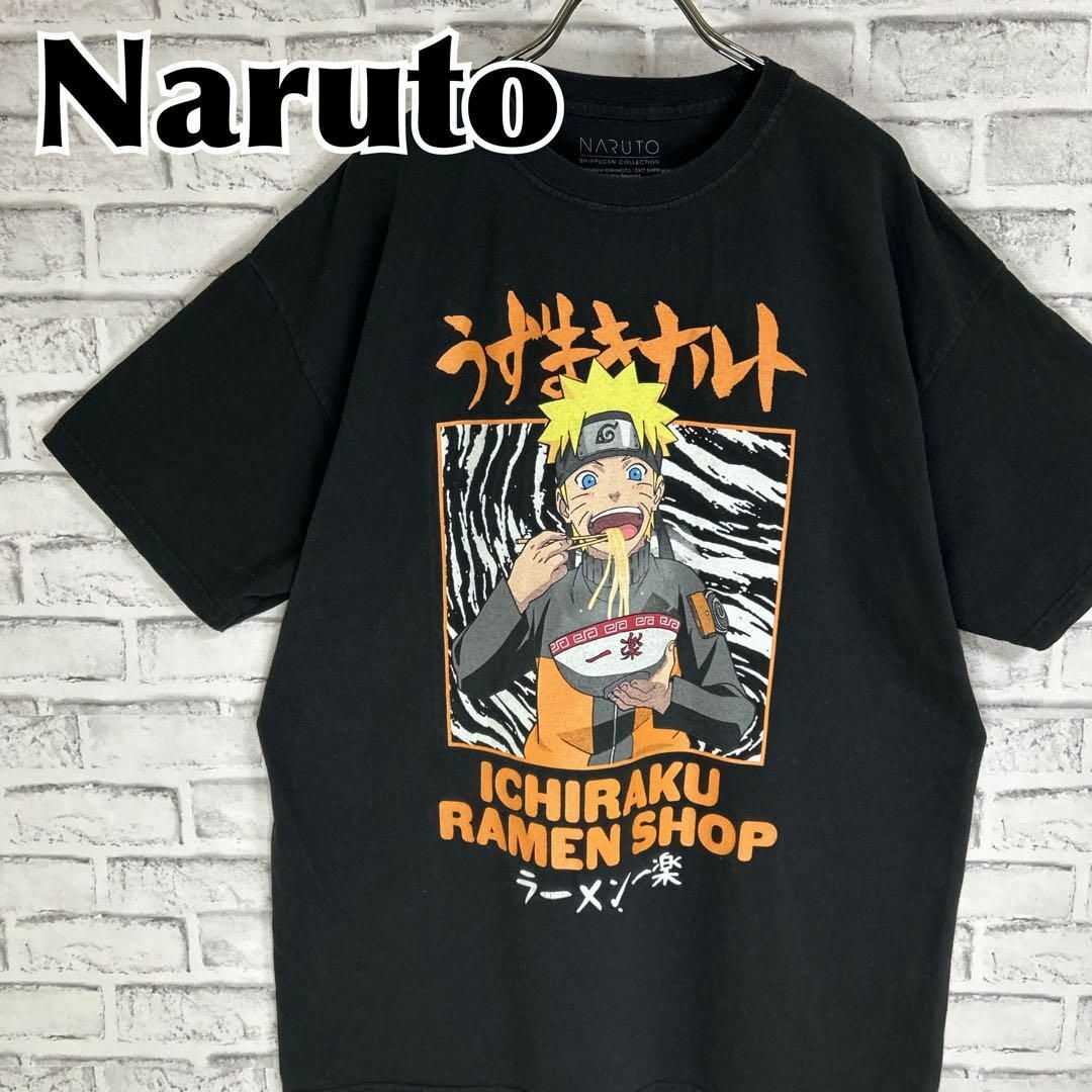 TV&MOVIE(ティービーアンドムービー)のNaruto ナルト うずまきナルト ラーメン一楽 キャラTシャツ 半袖 輸入品 メンズのトップス(Tシャツ/カットソー(半袖/袖なし))の商品写真