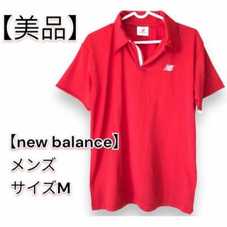 ニューバランス(New Balance)の【美品】★ニューバランス★テニスウェア★Tシャツ★サイズＭ★レッド(ウェア)