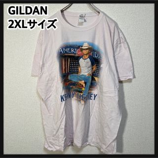 ギルタン(GILDAN)の【ギルダン】半袖Tシャツ　ケニーチェズニー　カントリーミュージック　ピンクF9(Tシャツ/カットソー(半袖/袖なし))