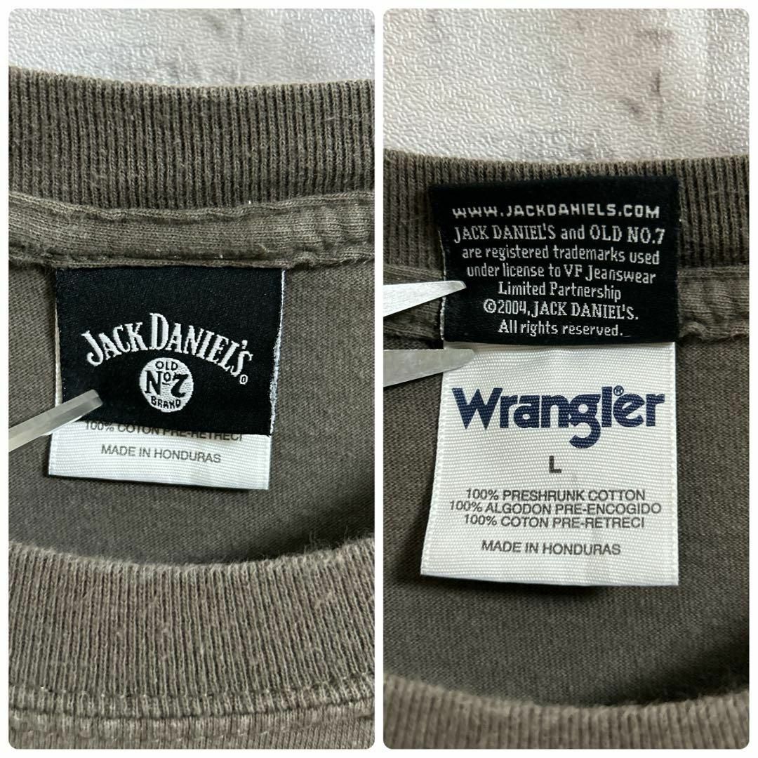 JACK DANIEL'S(ジャックダニエル)のWrangler × Jack Daniel's 00s Tシャツ 半袖 輸入品 メンズのトップス(Tシャツ/カットソー(半袖/袖なし))の商品写真