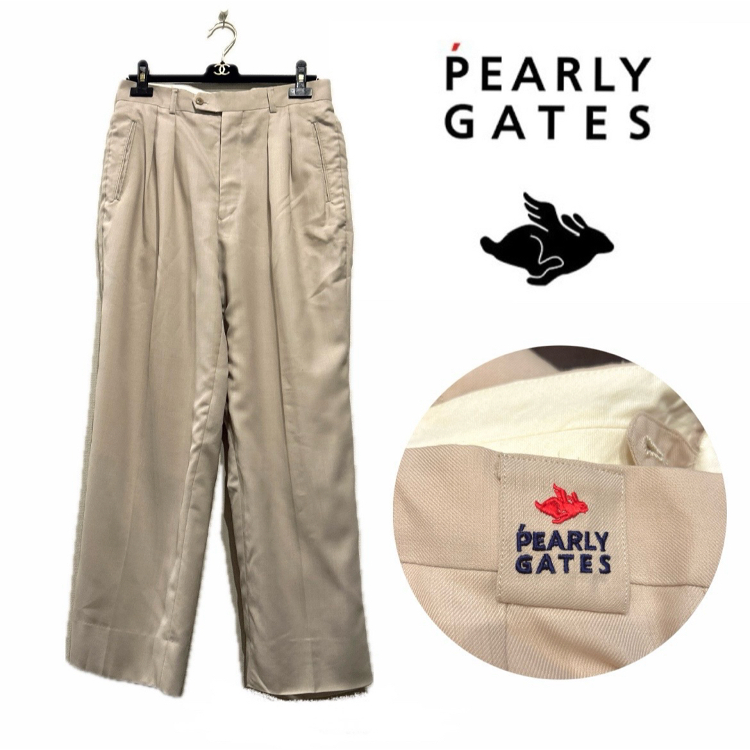 PEARLY GATES(パーリーゲイツ)の【PEARLY GATES】センタープレスパンツ　LL【訳あり品】 メンズのパンツ(その他)の商品写真