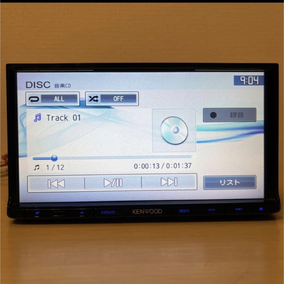 KENWOOD(ケンウッド)の★美品★KENWOOD2022年最新地図更新済MDV-L402新品バックカメラ付 自動車/バイクの自動車(カーナビ/カーテレビ)の商品写真