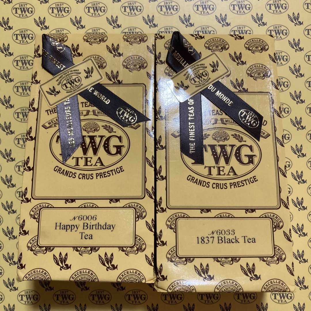 TWG 1837Black tea＋ハッピーバースデーティー 食品/飲料/酒の飲料(茶)の商品写真