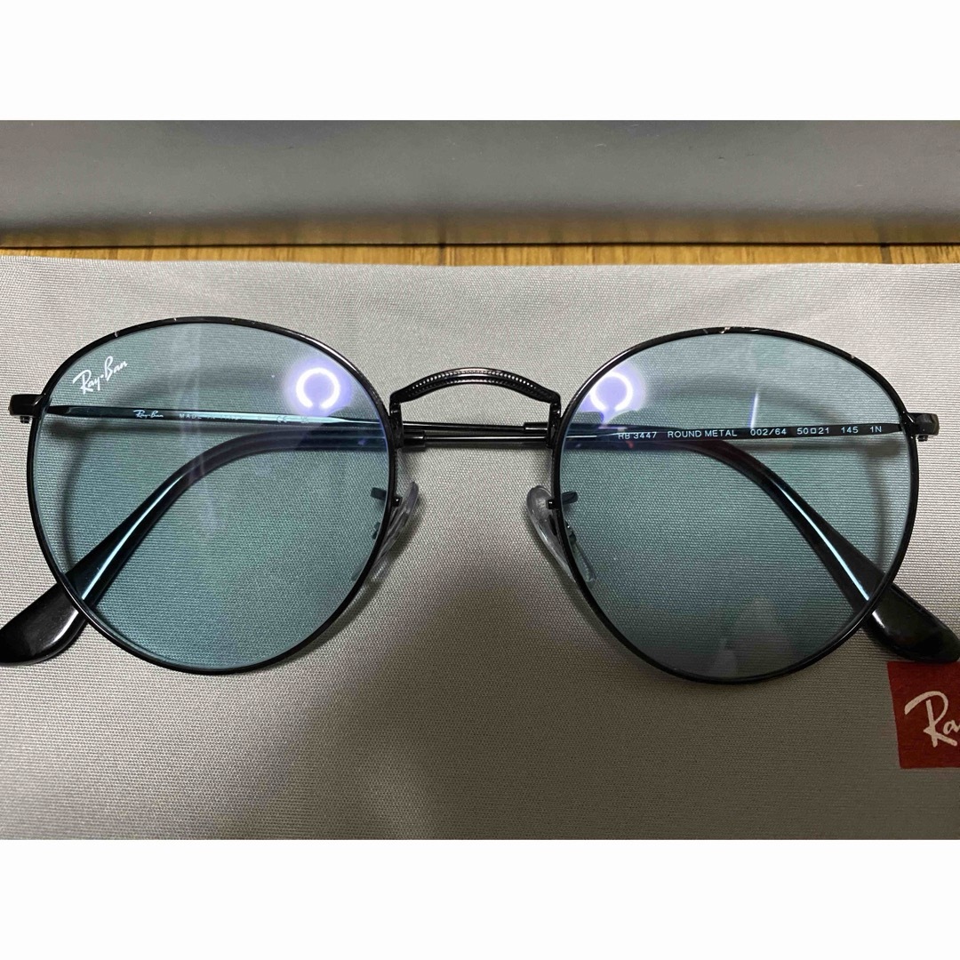 Ray-Ban(レイバン)の【Ray-Ban】キムタク着用 同型同色 ラウンドメタル サングラス メンズのファッション小物(サングラス/メガネ)の商品写真