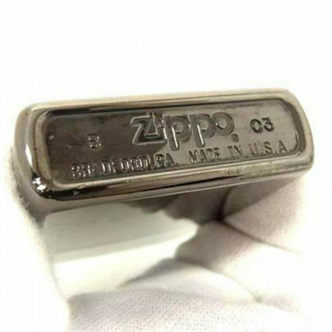 ZIPPO(ジッポー)のジッポー 2003年製 Jack Daniel’s Old シルバー系 3204 メンズのファッション小物(タバコグッズ)の商品写真