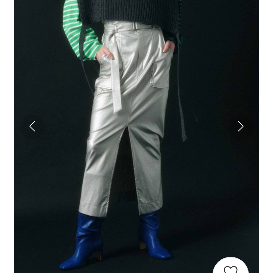 MAISON SPECIAL(メゾンスペシャル)のMAISON SPECIAL ヴィーガンレザーハイウエストスリットスカート レディースのスカート(ロングスカート)の商品写真