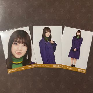 ノギザカフォーティーシックス(乃木坂46)の乃木坂46 北野日奈子 レトロコート コンプ 生写真(アイドルグッズ)