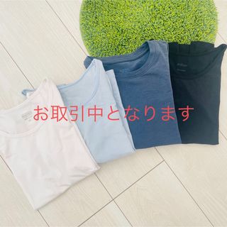 ユニクロ(UNIQLO)のユニクロ 130cm 4点セット 半袖 長袖 ヒートテック エアリズム(Tシャツ/カットソー)