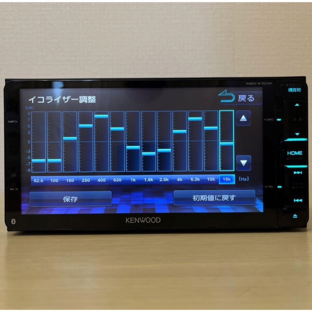 KENWOOD(ケンウッド)の美品ケンウッド最上級モデルMDV-X701W最新地図更新済Bluetooth搭載 自動車/バイクの自動車(カーナビ/カーテレビ)の商品写真