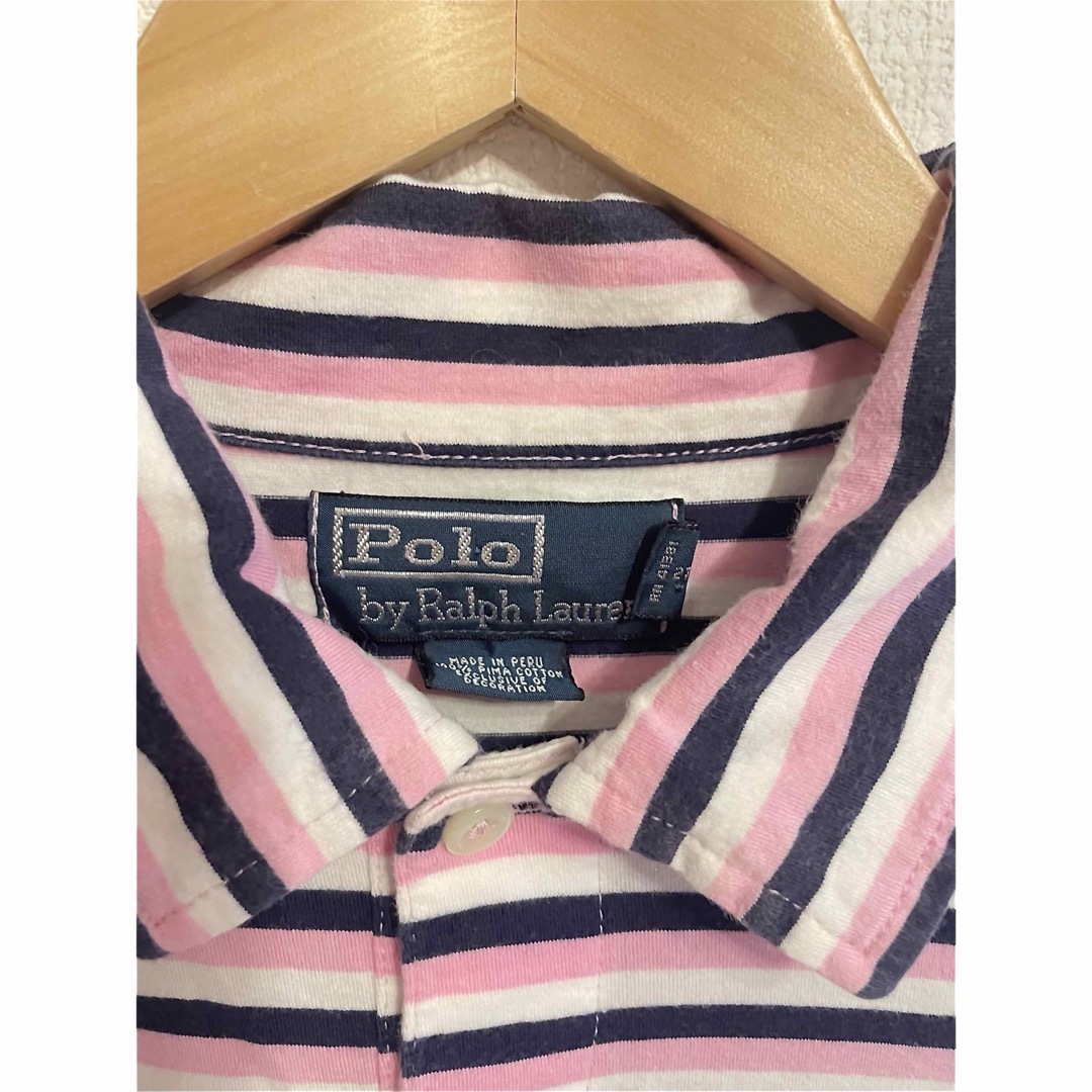 POLO RALPH LAUREN(ポロラルフローレン)のPOLO RALPH LAUREN ラルフローレン ポロシャツ ボーダー 90s メンズのトップス(ポロシャツ)の商品写真