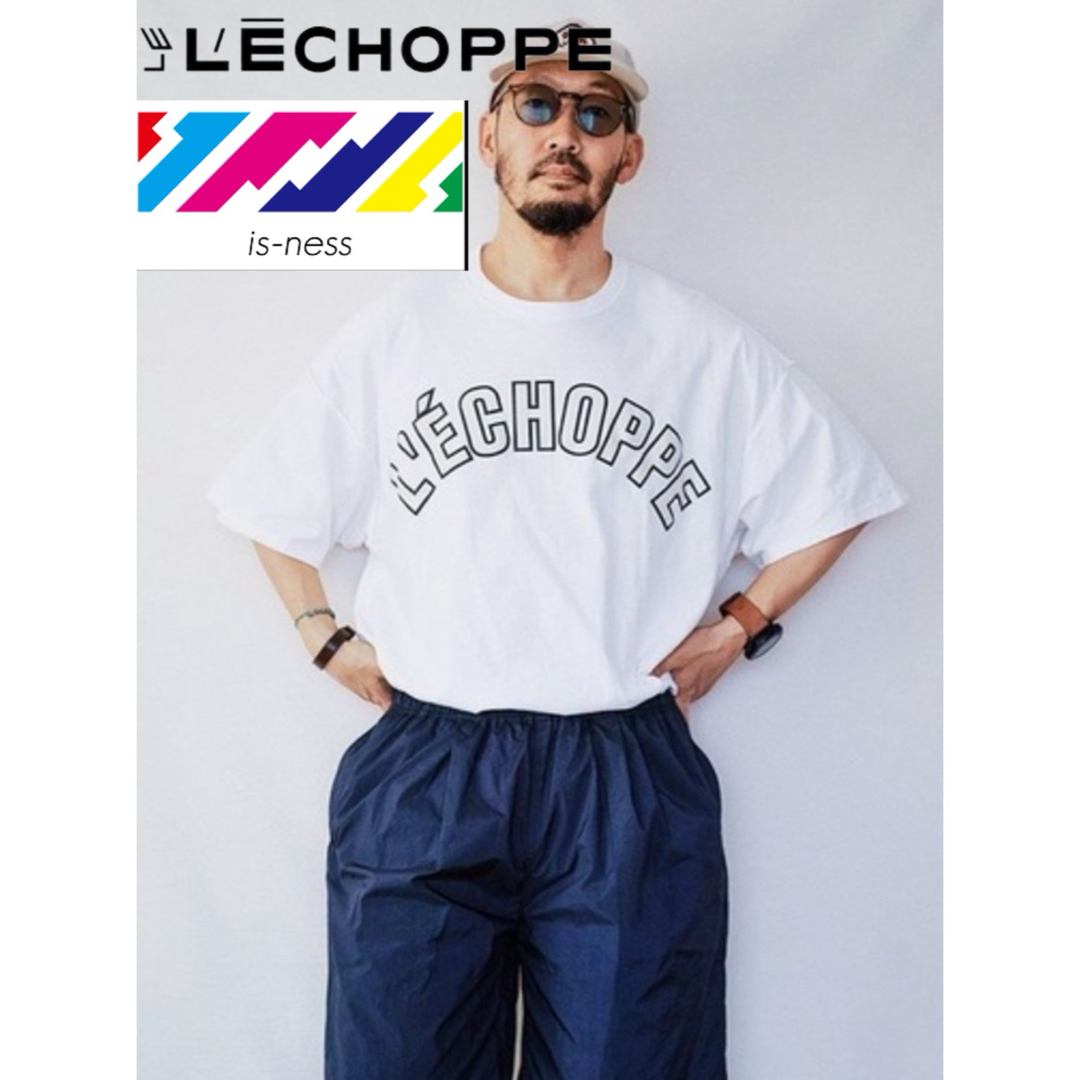 is-ness(イズネス)の美品 is-ness × L'ECHOPPE イズネス レショップ　限定Tシャツ メンズのトップス(Tシャツ/カットソー(半袖/袖なし))の商品写真