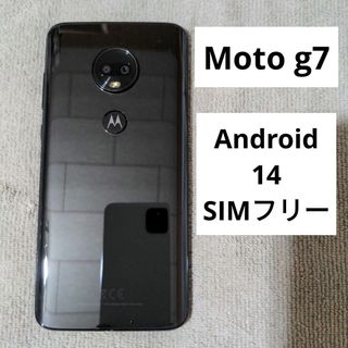 モトローラ(Motorola)のmoto g7 64GB SIMフリー Android14 motorola(スマートフォン本体)