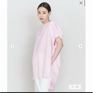 ユナイテッドアローズ(UNITED ARROWS)の＜ASTRAET＞バックゴム クルーネック ドルマンブラウス　ピンク(シャツ/ブラウス(半袖/袖なし))