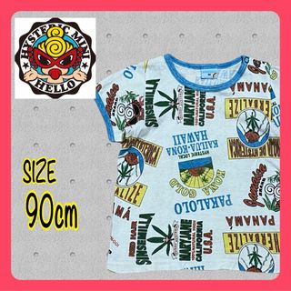 ヒステリックミニ(HYSTERIC MINI)のヒステリックミニ ヒスミニ キッズ半袖 Tシャツ 総柄 90サイズ (Tシャツ/カットソー)