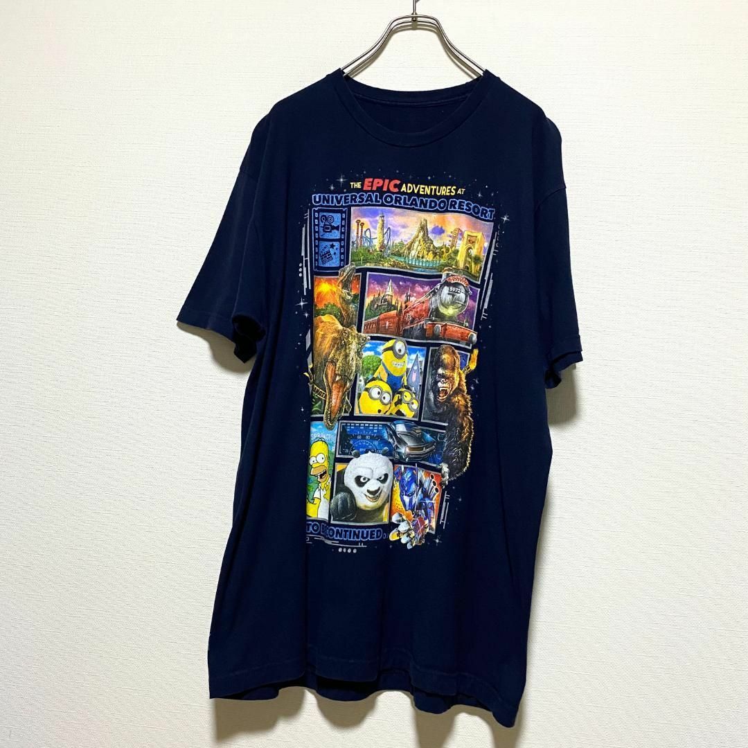 UNIVERSAL ENTERTAINMENT(ユニバーサルエンターテインメント)のアメリカ古着　ユニバーサルスタジオ　カンフーパンダ　ミニオンズ 半袖　Tシャツ メンズのトップス(Tシャツ/カットソー(半袖/袖なし))の商品写真