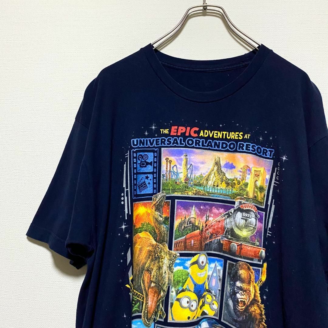 UNIVERSAL ENTERTAINMENT(ユニバーサルエンターテインメント)のアメリカ古着　ユニバーサルスタジオ　カンフーパンダ　ミニオンズ 半袖　Tシャツ メンズのトップス(Tシャツ/カットソー(半袖/袖なし))の商品写真
